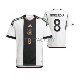Maillot de Foot Allemagne Leon Goretzka 8 Domicile Coupe du monde 2022